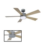 Wynd DC Ceiling Fan with Light - Graphite / Weathered Grey