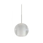 Gracie Pendant - Satin Nickel / Clear Frosted