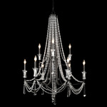 Barcelona Chandelier - Onyx / Crystal