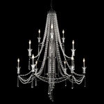 Barcelona Chandelier - Onyx / Crystal