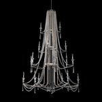 Barcelona Chandelier - Transcend Silver / Crystal