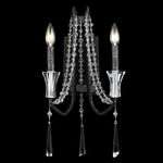 Barcelona Wall Sconce - Onyx / Crystal