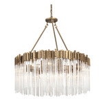 Matrix Large Pendant - Havana Gold / Clear