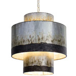 Cannery Tall Pendant - Ombre Galvanized