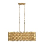 Forever Linear Pendant - French Gold