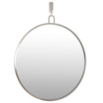 Stopwatch Round Mirror - Brushed Nickel / Mirror