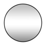 Cottage Round Mirror - Black