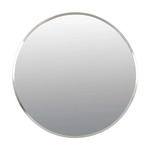 Cottage Round Mirror - Brushed Nickel