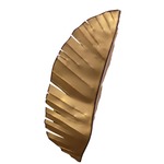 Banana Leaf Tall Wall Sconce - Gold