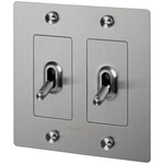 Buster + Punch 15A Metal Complete Toggle Switch - Steel