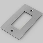Buster + Punch Metal Wall Plate - Steel