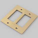 Buster + Punch Metal Wall Plate - Brass