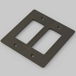 Buster + Punch Metal Wall Plate - Smoked Bronze