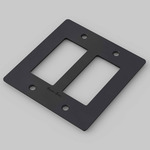 Buster + Punch Polycarbonate Wall Plate - Black