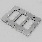 Buster + Punch Metal Wall Plate - Steel