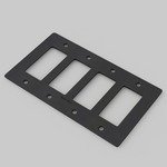 Buster + Punch Polycarbonate Wall Plate - Black