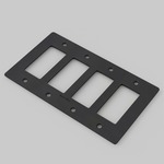Buster + Punch Polycarbonate Wall Plate - Black