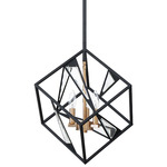 Corrietes Box Pendant - Matte Black