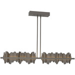Hildene Large Linear Pendant - Dark Smoke / Dark Smoke