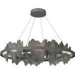 Hildene Circular Pendant - Natural Iron / Natural Iron
