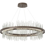 Gossamer Circular Pendant - Bronze / Vintage Platinum