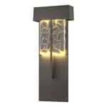 Shard Outdoor Wall Sconce - Coastal Natural Iron / Clear w/Shards