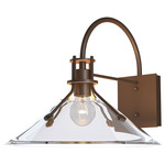 Henry Glass Outdoor Wall Sconce - Coastal Bronze / Clear