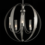 Pomme Outdoor Pendant - Coastal Burnished Steel / Seeded Clear