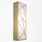 Gem Wall Sconce - Brass / Milk