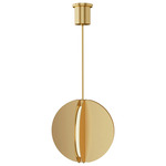 Bau Pendant - Natural Brass