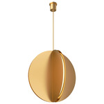 Bau Pendant - Natural Brass