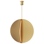 Bau Pendant - Natural Brass