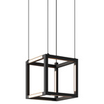 Brox Cube Pendant - Black