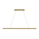 Dessau Linear Pendant - Natural Brass