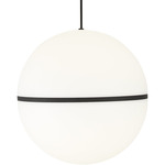 Hanea Pendant - Nightshade Black / White