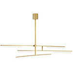 Klee Chandelier - Natural Brass