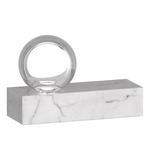Mina Table Lamp - White Marble