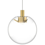 Palona Mini Freejack Pendant - Natural Brass