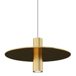 Ponte Freejack Pendant - Natural Brass