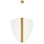 Nyra Chandelier - Plated Brass