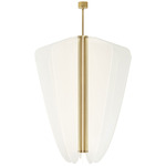 Nyra Chandelier - Plated Brass