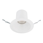 Blaze 6IN Round Downlight Trim / Remodel Housing - White / Frosted
