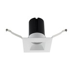 Ion 2IN SQ 3000K Recessed Trim/New Construction Housing - White / Frosted