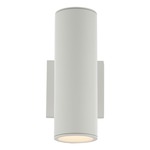 Cylinder Outdoor Wall Sconce - White