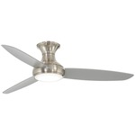 Concept Smart Fan with Light - Brushed Nickel WET / Silver / Etched Opal