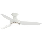 Concept Smart Fan with Light - White / White / Etched Opal