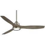 Skyhawk Ceiling Fan with Light - Burnished Nickel / Driftwood