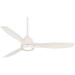 Skyhawk Ceiling Fan with Light - Flat White / Flat White