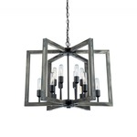 Gatehouse Chandelier - Black