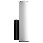 Fugit Wall Sconce - Black / Matte White Acrylic